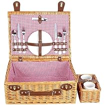 Amazon｜ピクニックバスケット ピクニックセット 調理器具付き